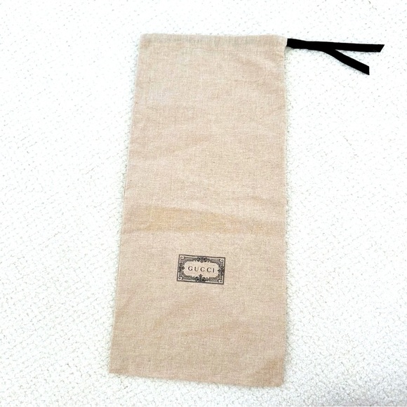 Gucci Beige Dust Bag with Drawstring Shoes Handbags - Picture 1 of 6
